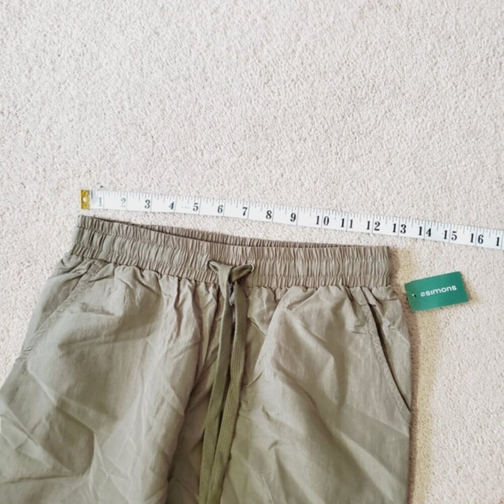 Simons Olive Green Track Pants with Elastic Ankles - Picture 6 of 8